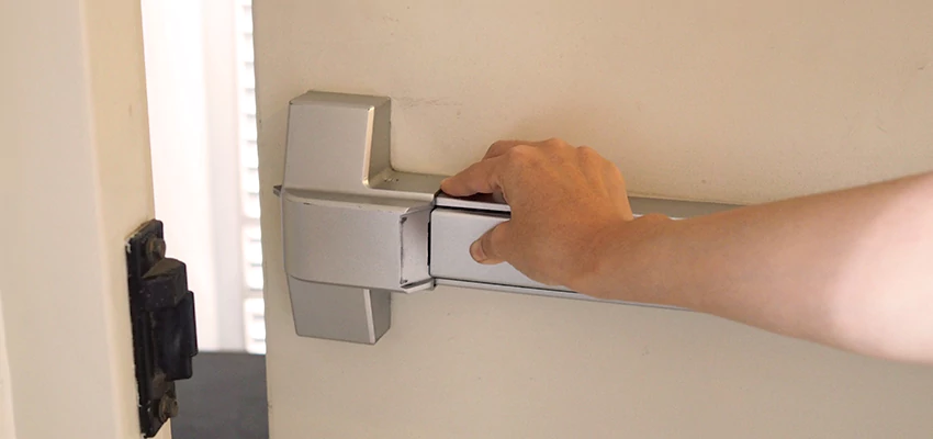 Roller Gate Panic Bar Installation in Yucca Valley, California